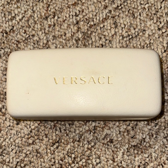 Versace Accessories - Versace Ivory Eyeglass Case